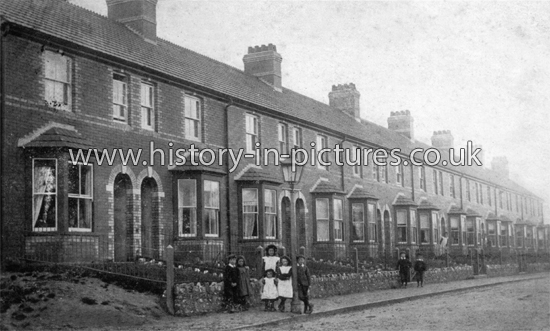 Hakes Buildings, Axminster, Devon. c.1905.